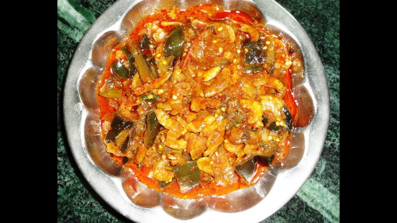 How to cook Dry prawns brinjal (Enduroyyalu vankaya kura)  in easy way