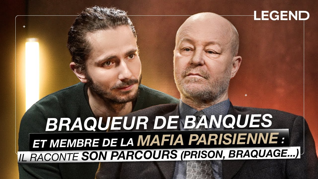 BRAQUEUR DE BANQUES ET MEMBRE DE LA MAFIA PARISIENNE: IL RACONTE SON PARCOURS (prison, braquage...)