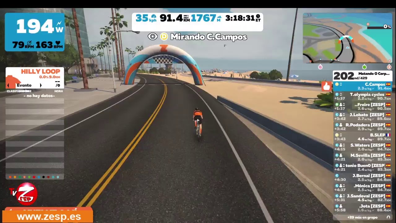 Emisi&oacute;n en directo de Comunidad Zwift [ZESP]