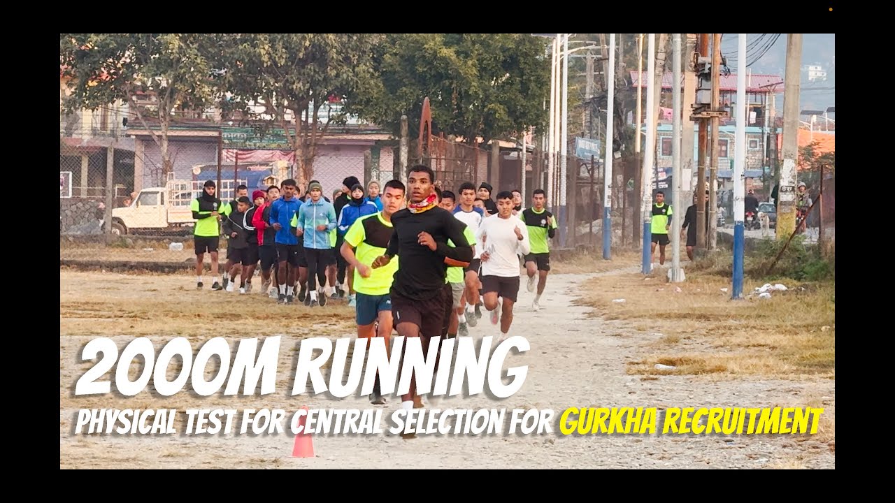 GURKHA recruitment phase III physical test for  RI24!