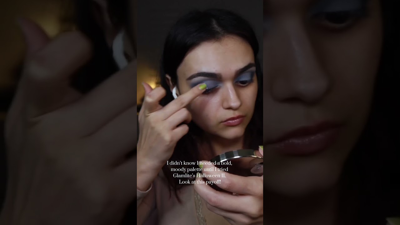 Halloween II X Glamlite Palette Tutorial 🔪 #shorts #makeup #beauty