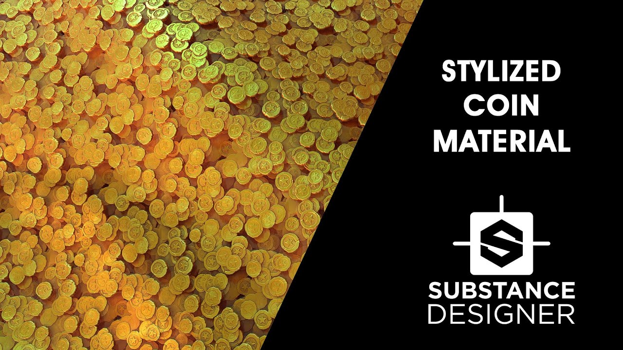 Substance Designer - Stylized Coin Material