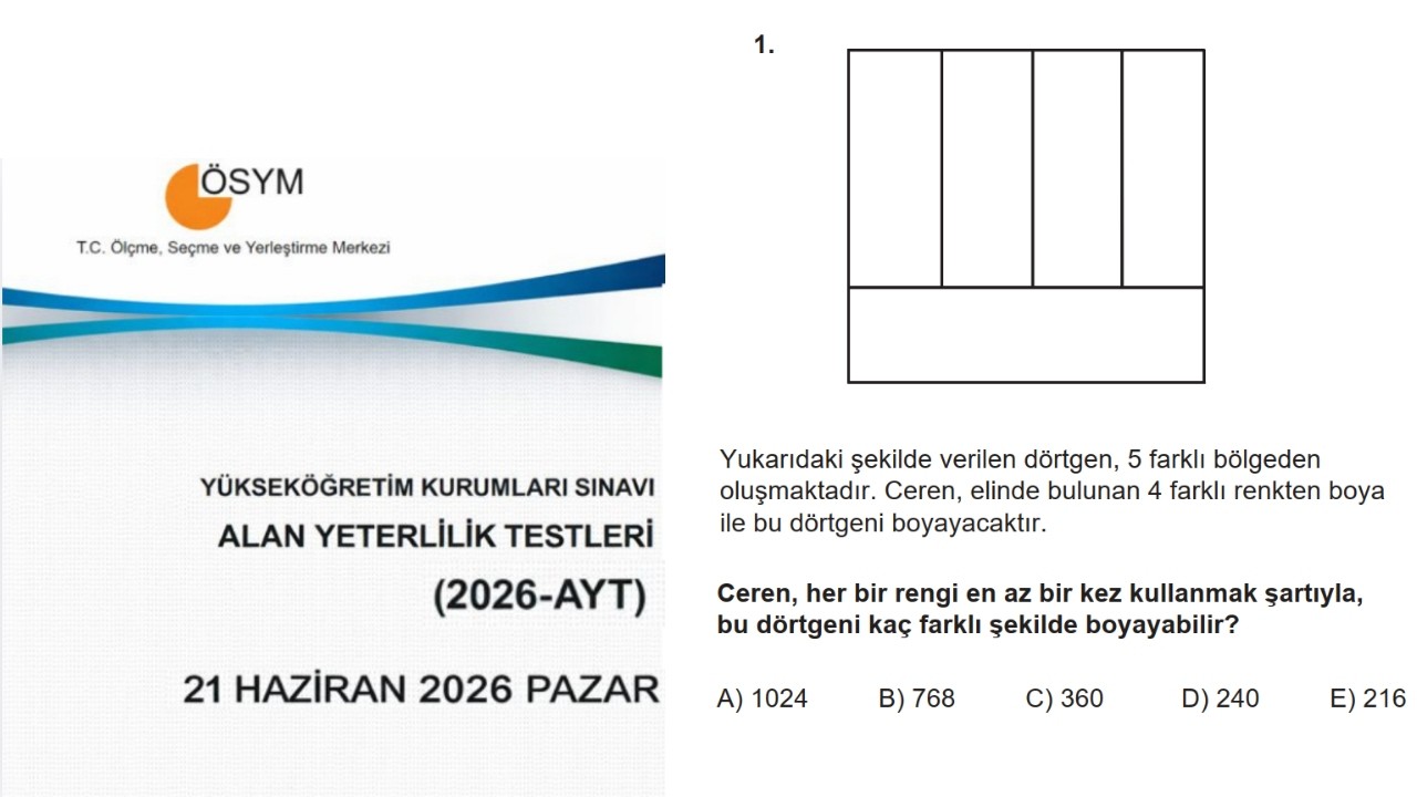 YKS 2026'DA ÇIKMASI MUHTEMEL PERMÜTASYON KOMBİNASYON SORUSU #yks #kpss #dgs #ösym