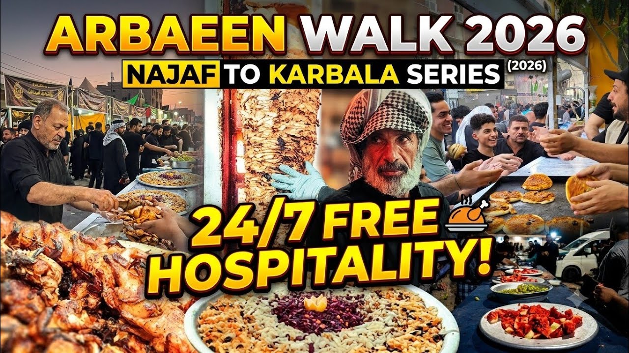 Arbaeen Walk 2026 Live Ep 06 | Najaf to Karbala Walk | Spiritual Journey | Saleh Raza Karbalai