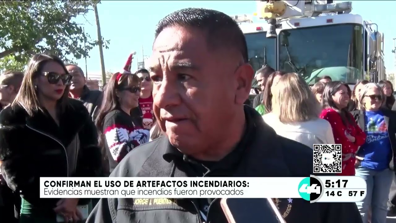 Confirman el uso de artefactos incendiarios