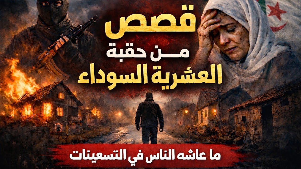 هكذا عاش الجزائريون فترة انتقالية من الرخاء و الهناء إلى عشريّة مروّعة علقت في أذهانهم 💔💀