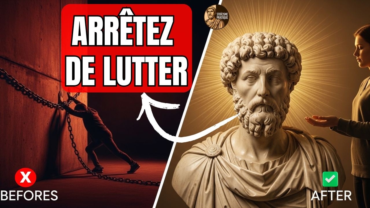 ARRÊTEZ DE LUTTER CONTRE L'INÉVITABLE : La sagesse stoïcienne de Marc Aurèle pour être transformer