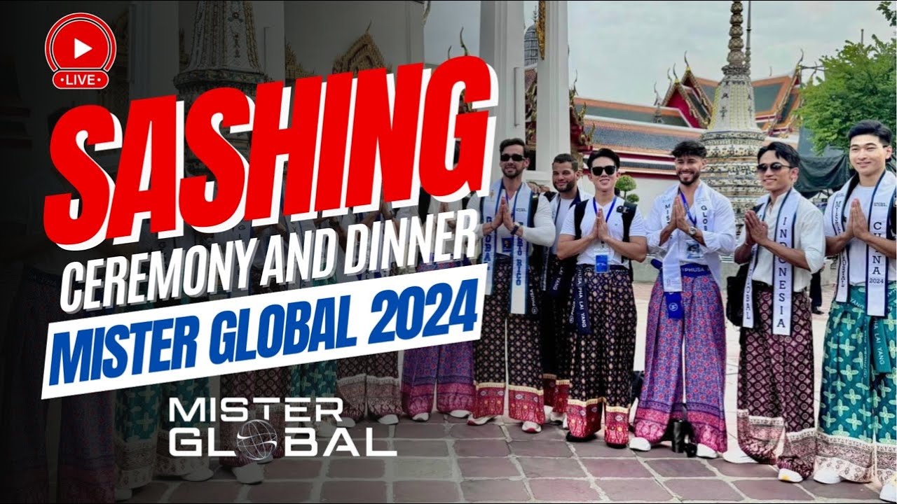 LIVE🔴SASHING CEREMONY Mister Global 2024