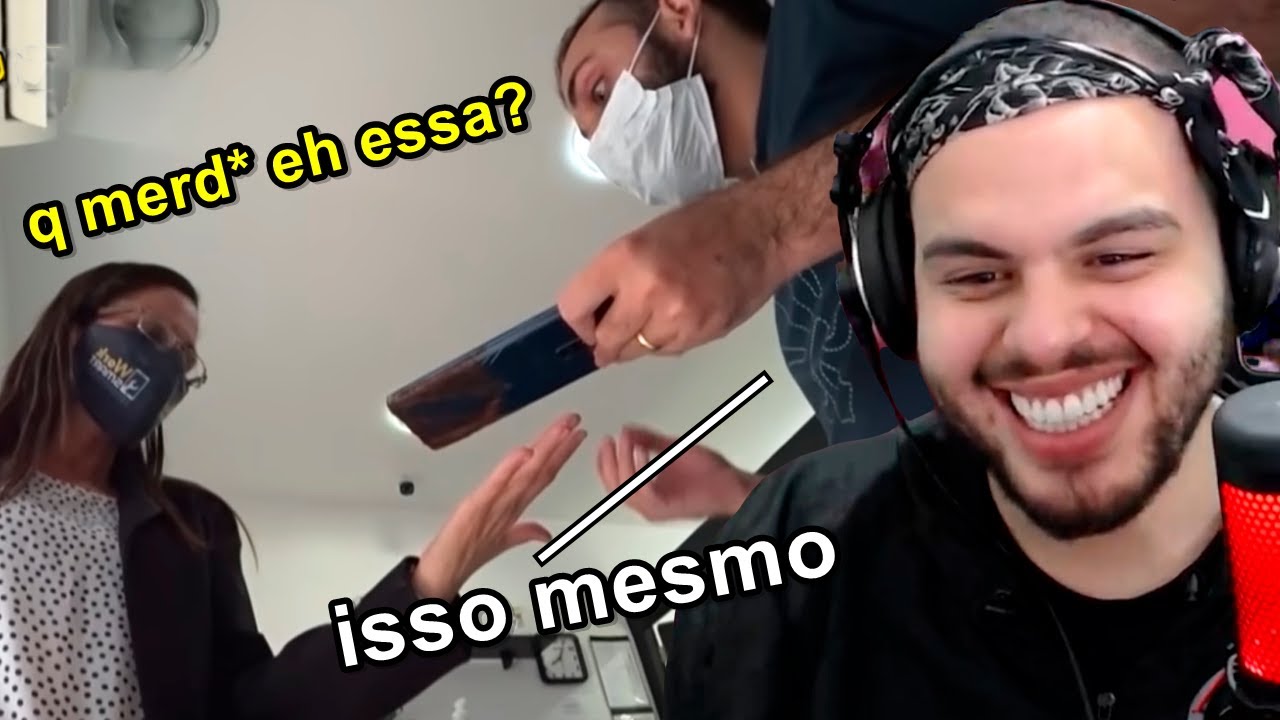 MELOU O CELULAR DE B0STA E LEVOU NA ASSISTÊNCIA - Maicon react