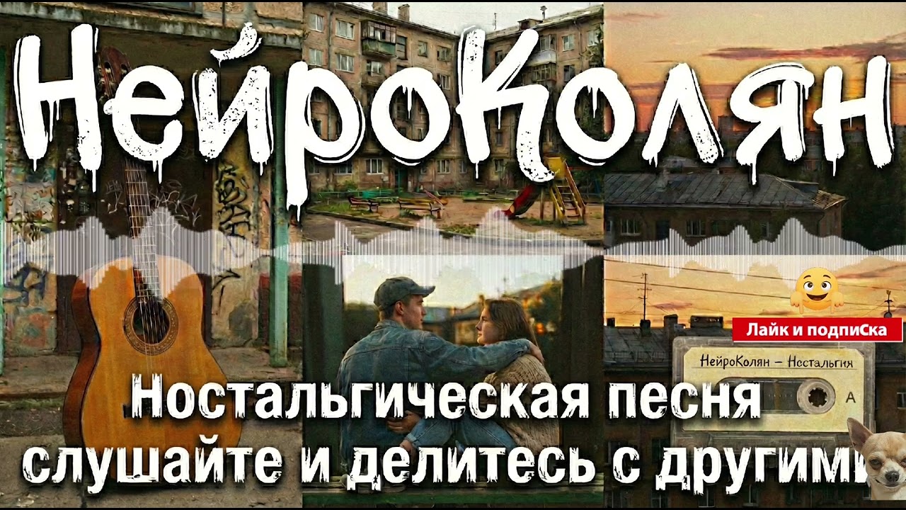 ДВОРОВАЯ ЛИРИКА Ностальгическая песня слушай НЕЙРОКОЛЯН #4