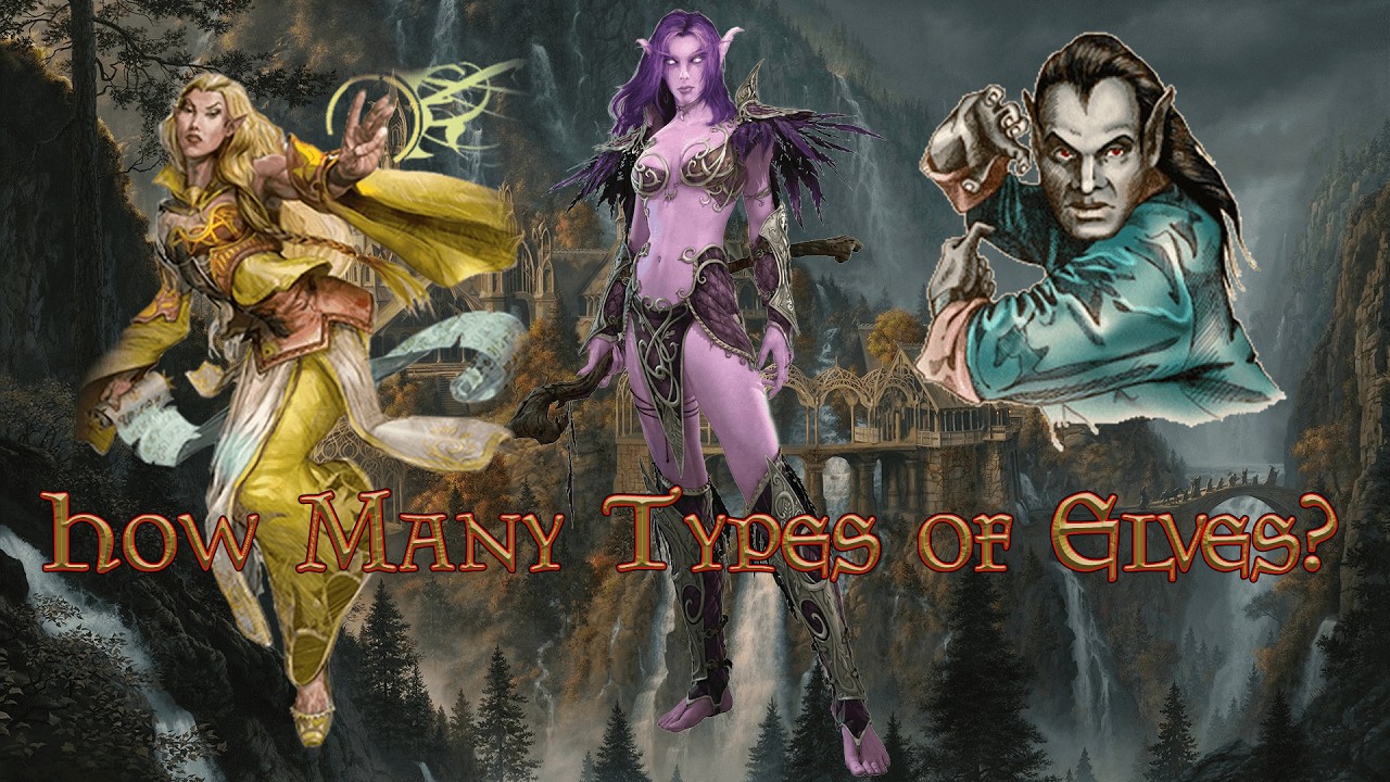 There's Really Only 4 Types of Elves in Fantasy