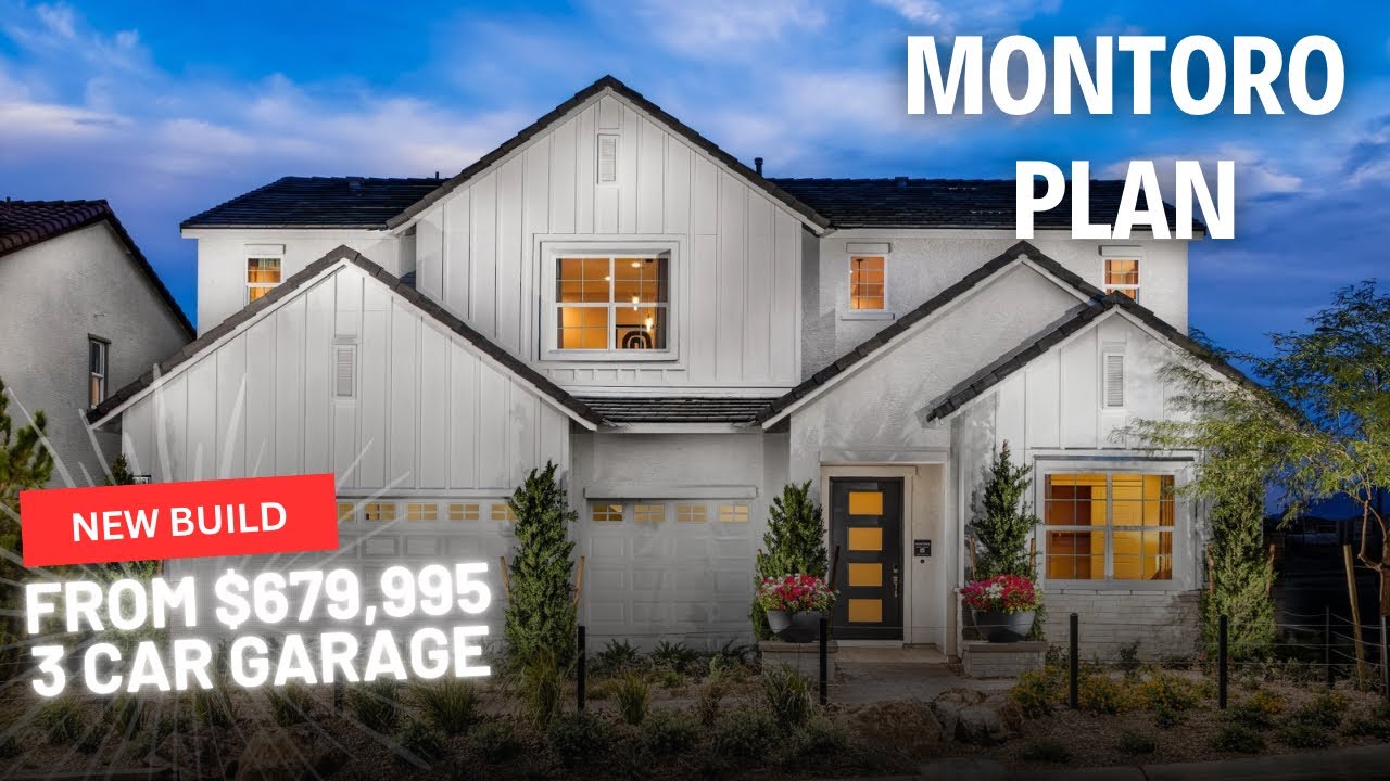 Las Vegas Home For Sale | Modern Farmhouse New Build | Toll Brothers at Sky Canyon | The Montoro