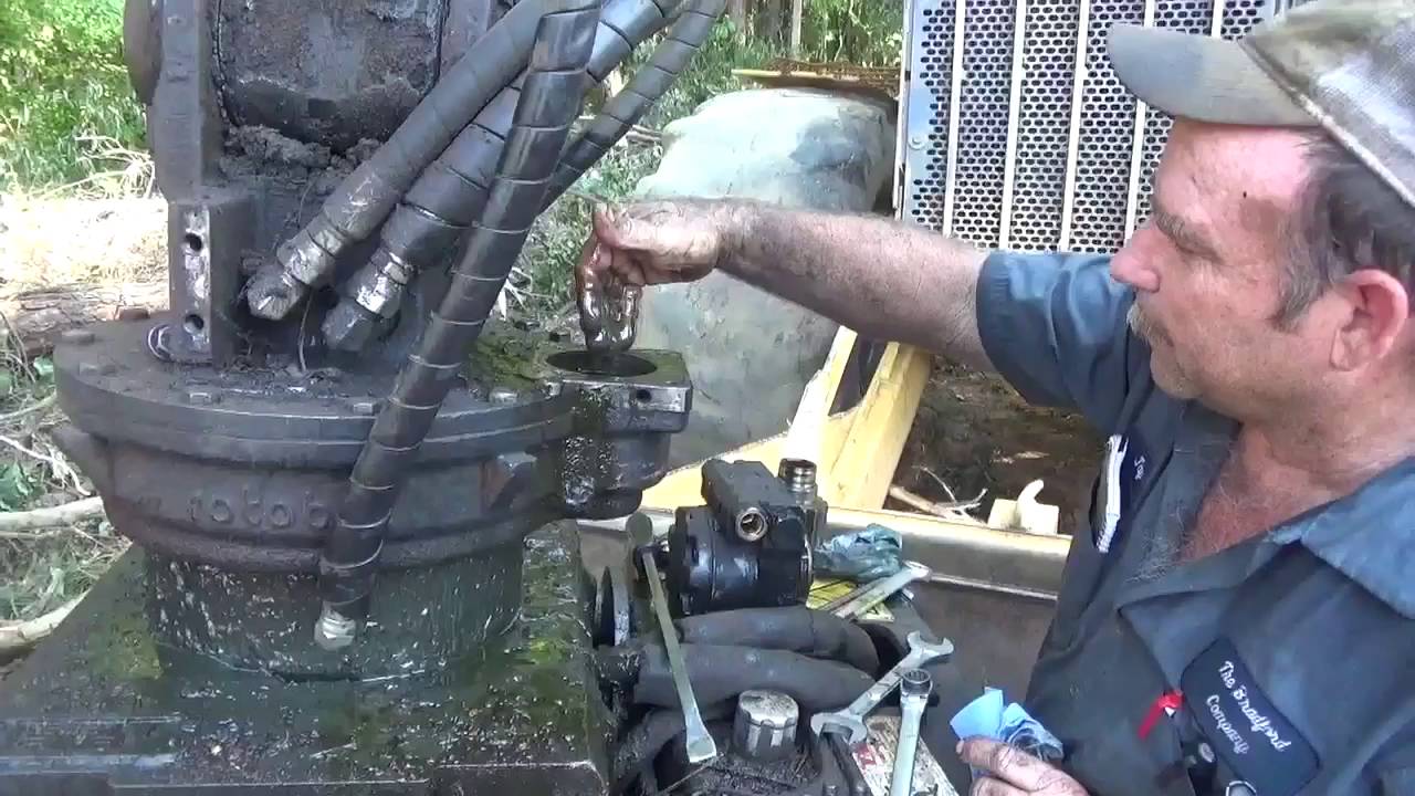 Rotobec grapple, replacing the rotate motor