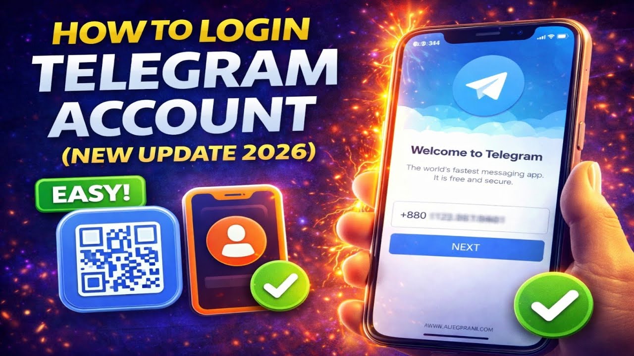 How To Login Telegram Account | New Update 2026 (Android & iOS)