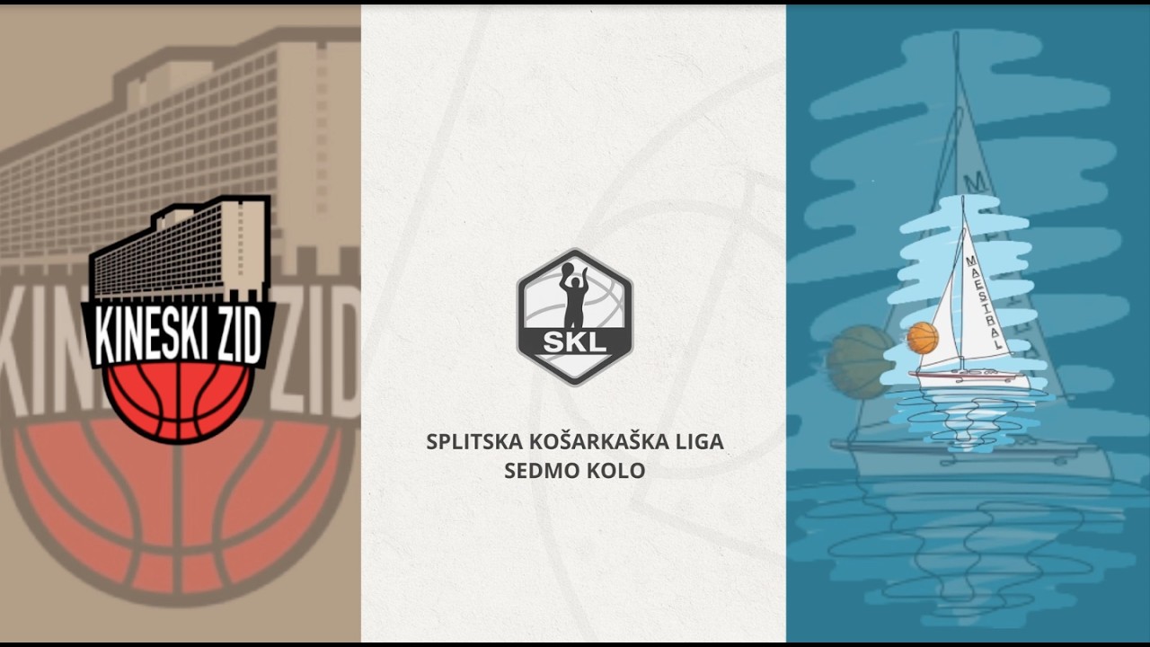 Highlights - Splitska Košarkaška Liga 2025/26 - KK Kineski Zid : Maestral (14.02.2026)
