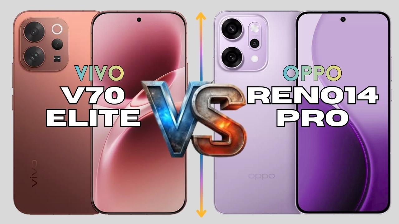 Vivo V70 Elite vs Oppo Reno14 Pro #phonecomparison2026