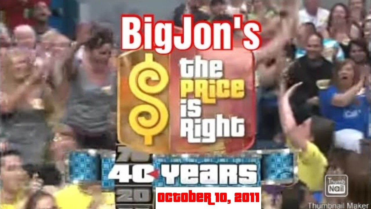 BigJon's The Price Is Right Remake Game (October 10, 2011)