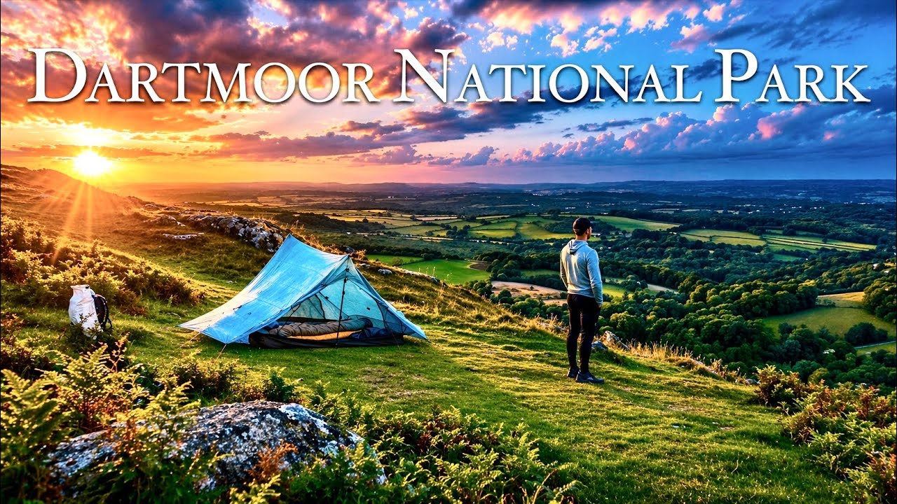 Wild Camping in 50 MPH Winds - My Tent Almost Didn't Survive (Dartmoor)