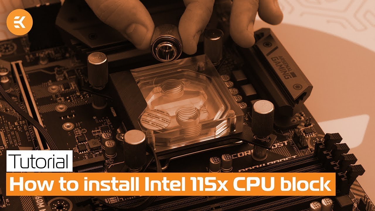 Installing the EK-Supremacy Classic CPU Block on Intel Socket 115x