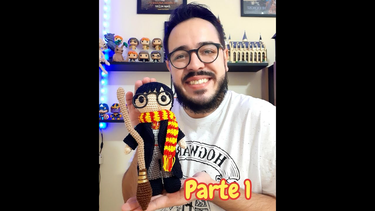 Harry Potter Amigurumi (Parte 1) #tiagoamigurumi #croche #amigurumi #harrypotter