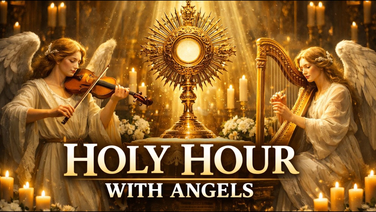Holy Hour Instrumental Worship | Angels in Adoration Before the Blessed Sacrament
