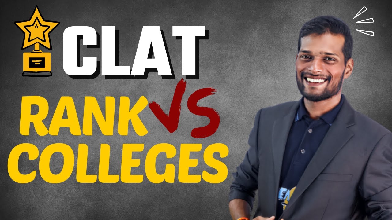 CLAT Marks vs Rank 2023 || List of LAW Colleges || CLAT Cutoff || Seat Matrix