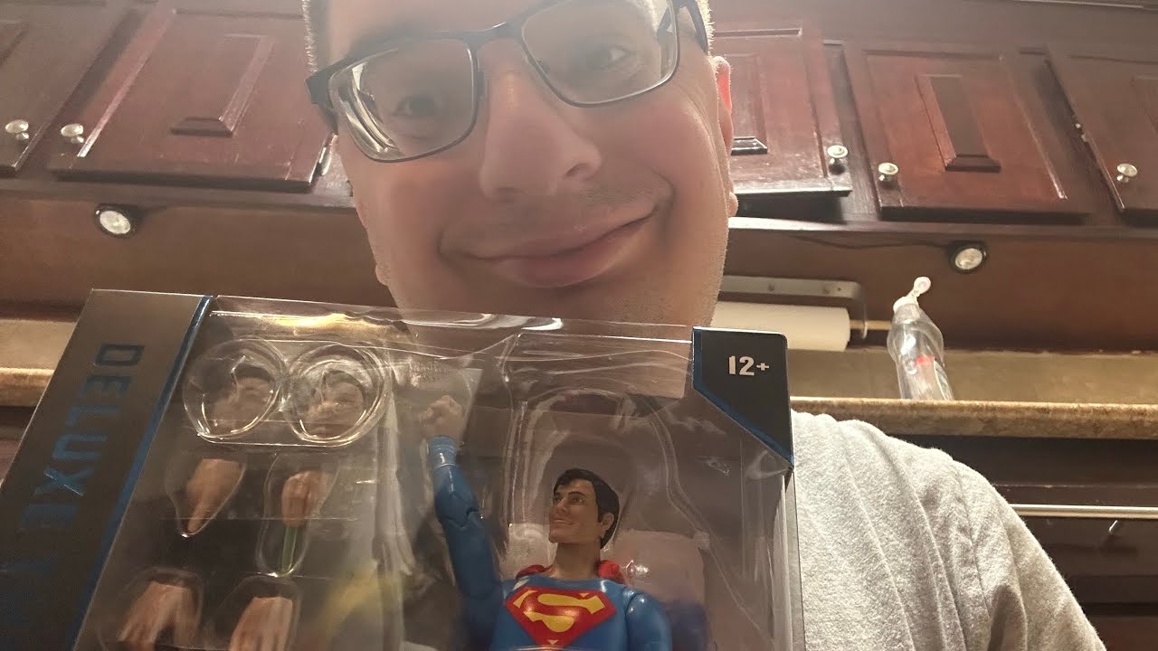 D.C MCFARLANE CHRISTOPHER REVEES SUPER MAN ACTION FIGURE REVIEW 