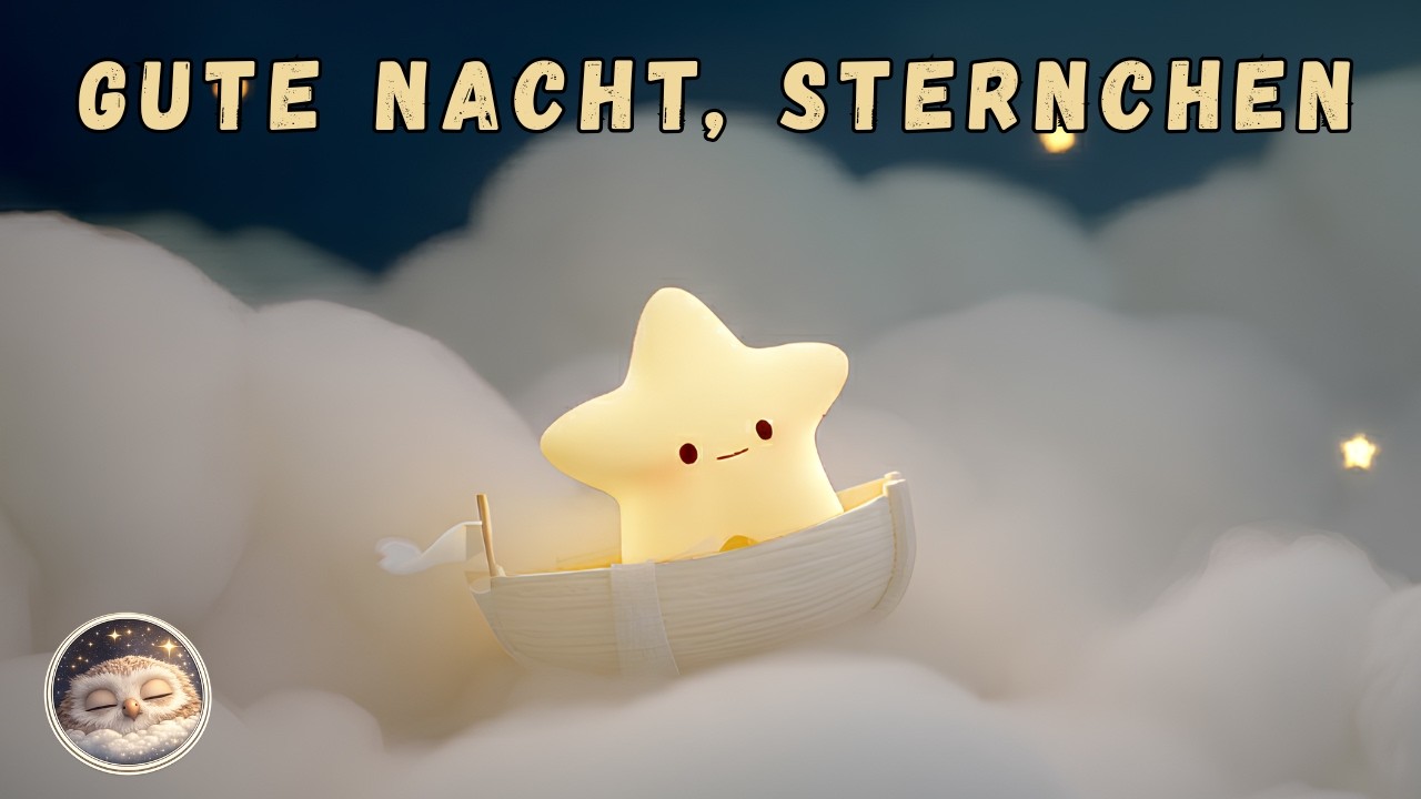 Kleines Sternchen 🌟 Sanftes Einschlaflied für Babys & Kinder | Gute Nacht Wiegenlied mit Mond