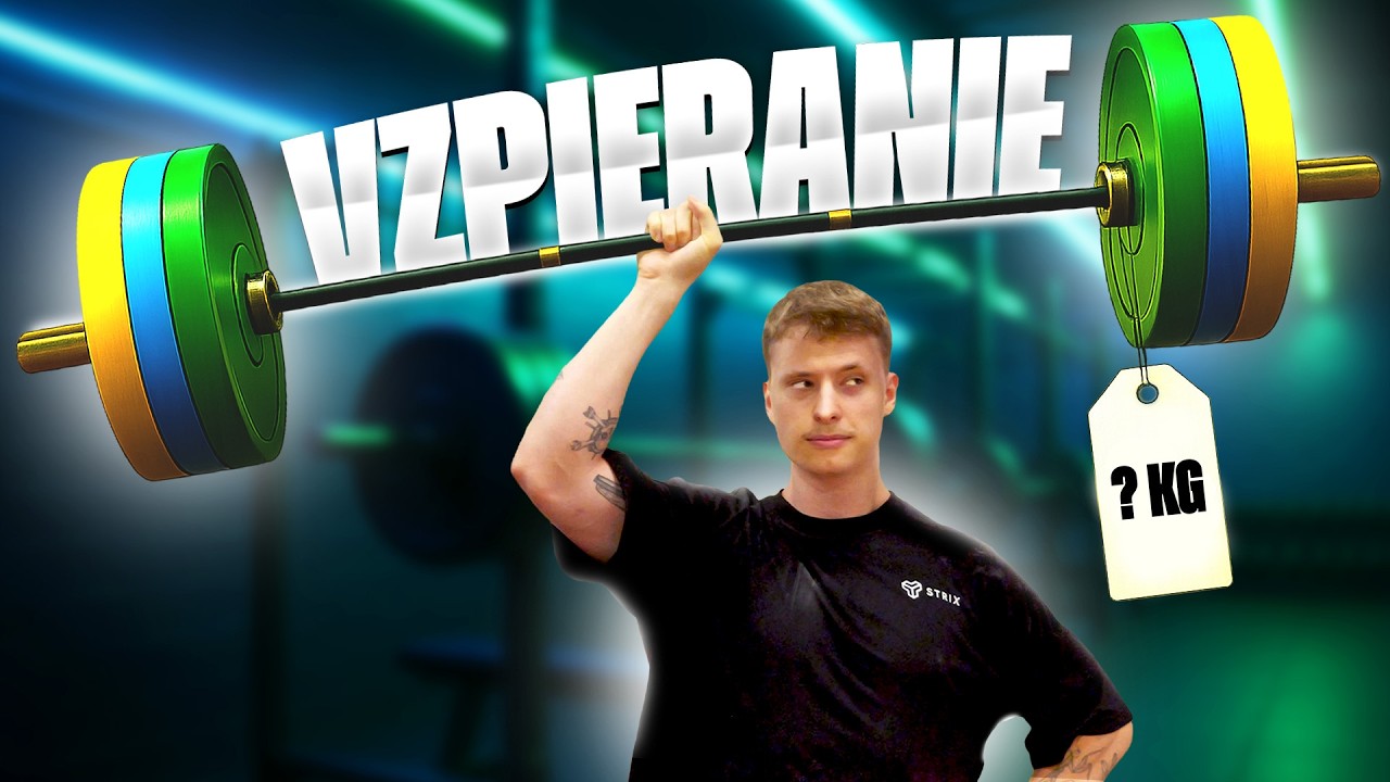 Zvládnem vzpieračskú VÝZVU? 🏋️ - @Evzeniss