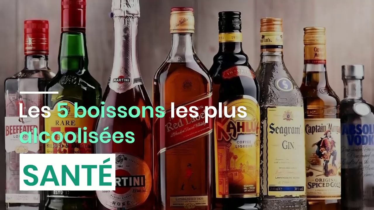 Les 5 boissons les plus alcoolis&eacute;es