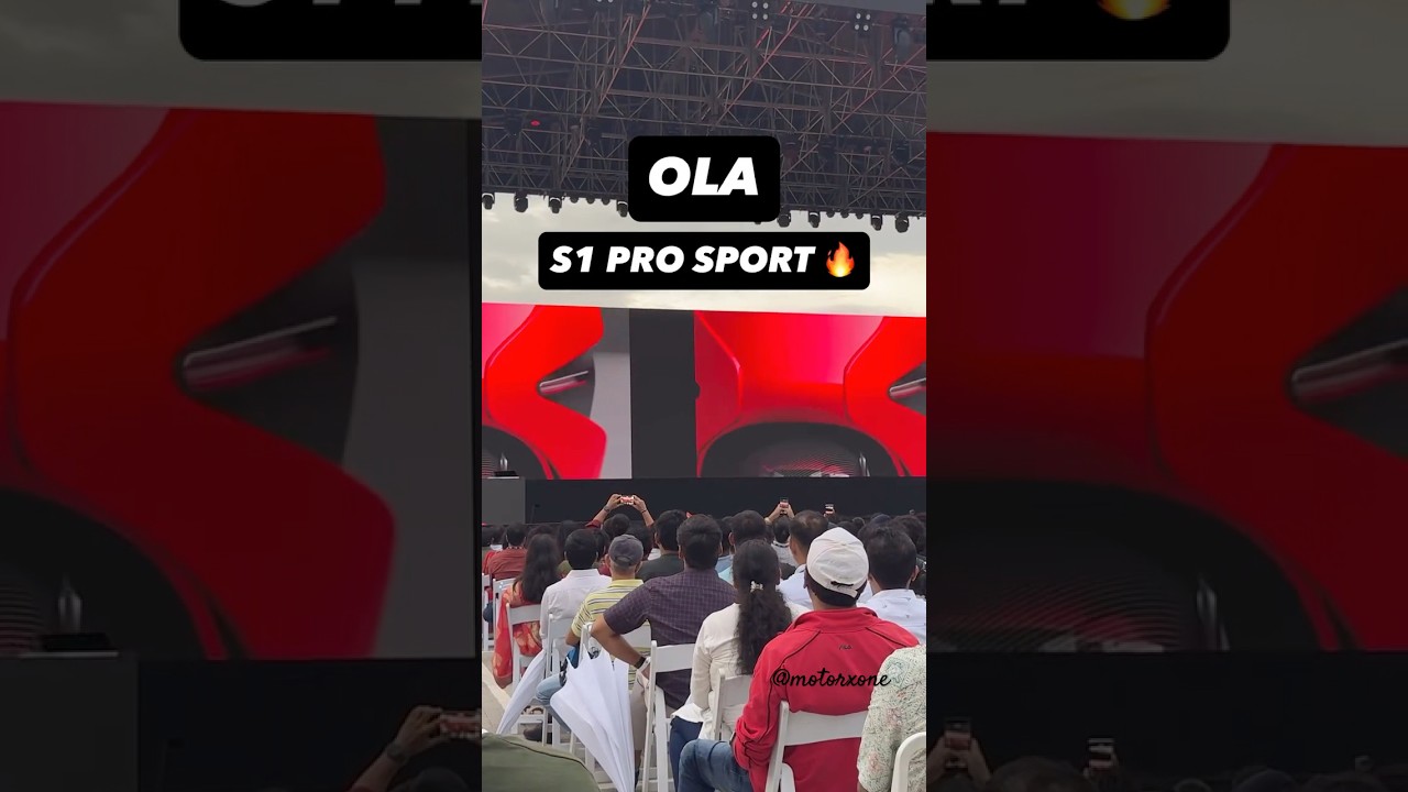 New Ola S1 Pro Sport🔥Unveiled at Sankalp 2025🤩 #olaelectric #olas1pro #motorxone