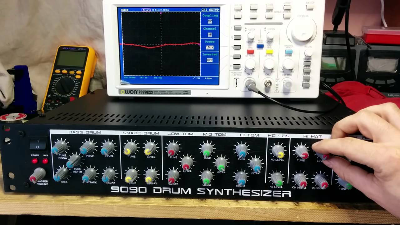 [EARLY TEST] FAULTY HANDCLAP - 9090 Analog drum synthesizer TR-909 Clone
