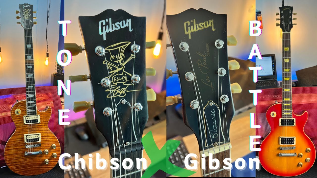 Gibson Classic X Chibson AFD Slash - Battle of tones - Batalha de timbres!!