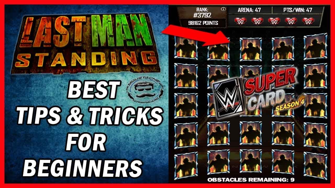 Last Man Standing BEST Tips and Tricks | WWE Supercard 101 - Supercard For Beginners Tutorial