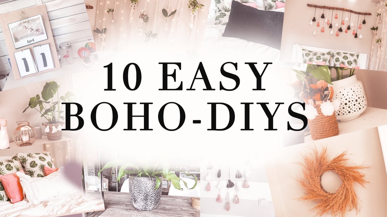 10 Easy BOHO DIYs zum nachmachen 🌴 II Charlie XD ❤️