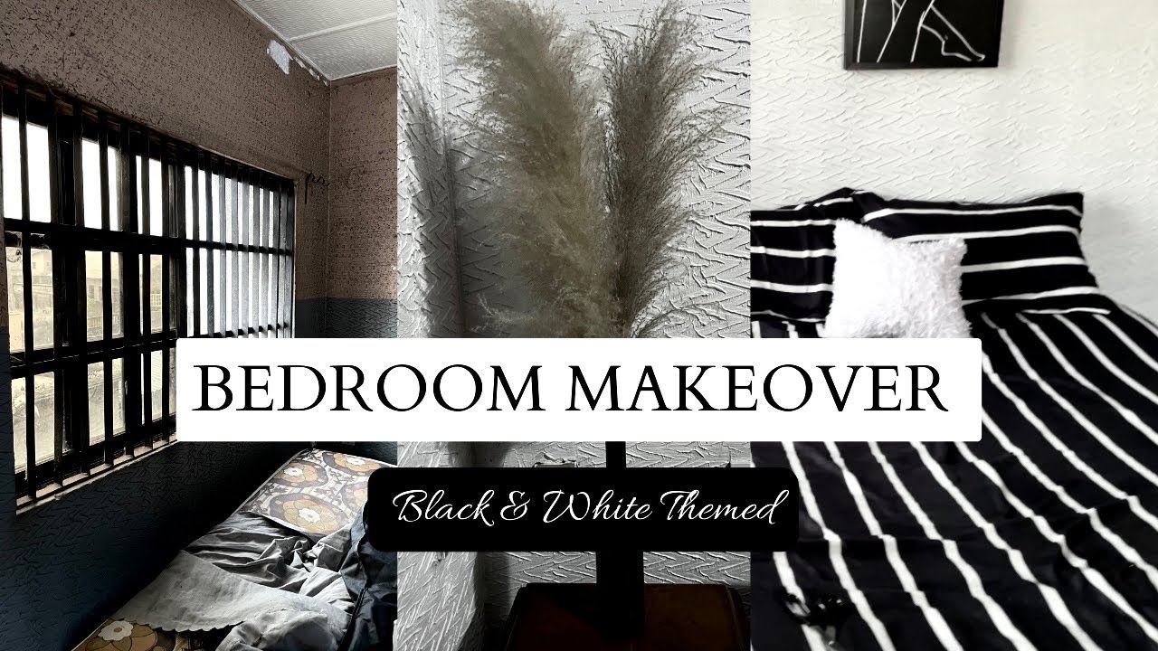 Bedroom Makeover in Lagos, Nigeria | Renovation Vlog | Minimal Black & White Themed | Wendy Living