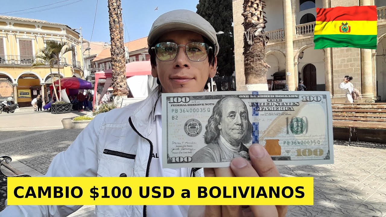 Saco 💵100 DOLARES del Banco y lo cambio a Bolivianos 🇧🇴 con un LibreCambista