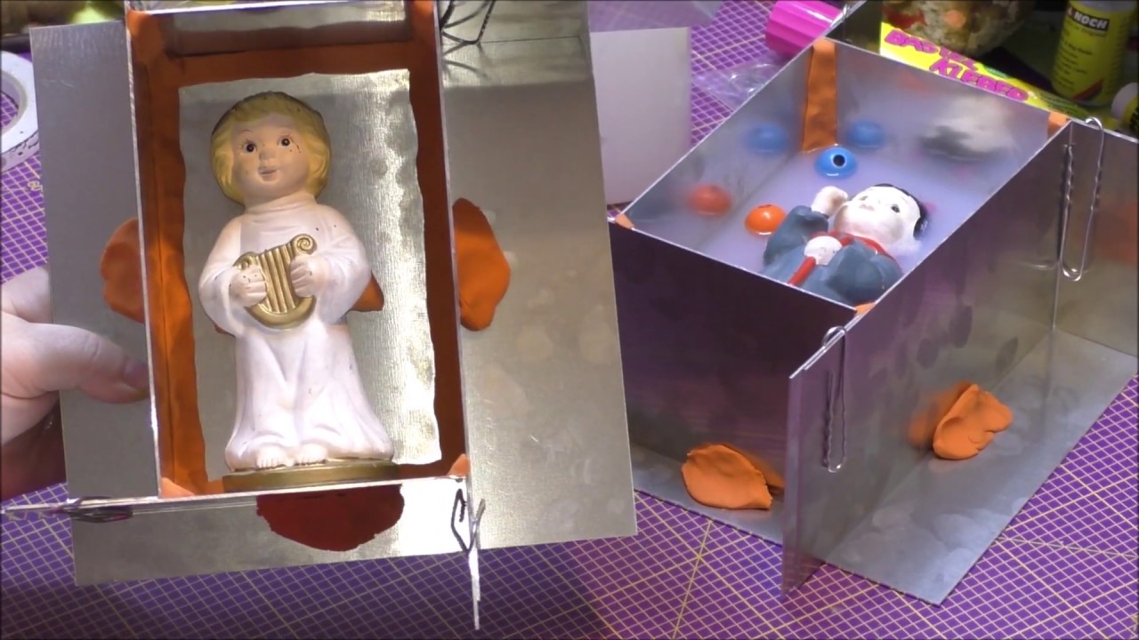 2 teilige Silikon Form anfertigen - mit einem super Trick, der es ganz einfach macht - Engel Teufel
