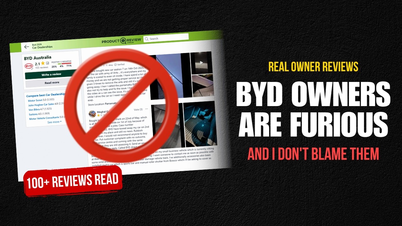 Я прочитал 100 реальных отзывов владельцев автомобилей BYD в Австралии. Вот что я обнаружил.