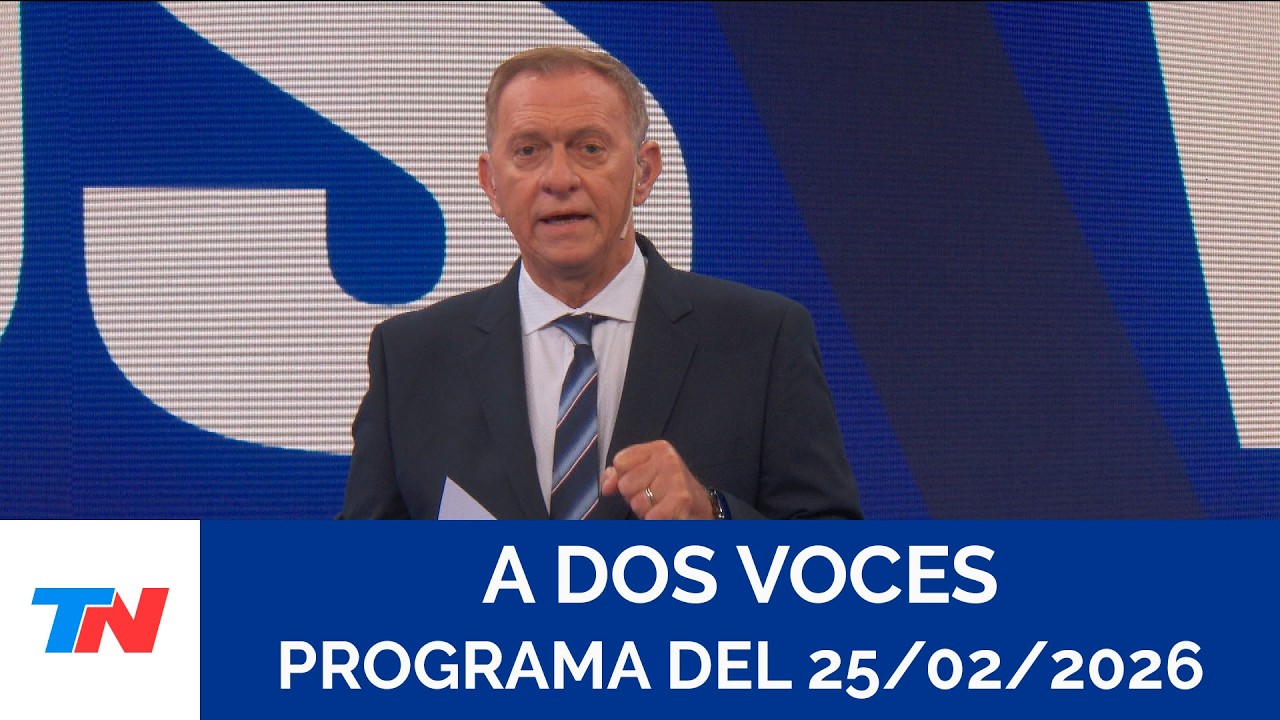 A DOS VOCES (Programa completo del 25/02/2026)