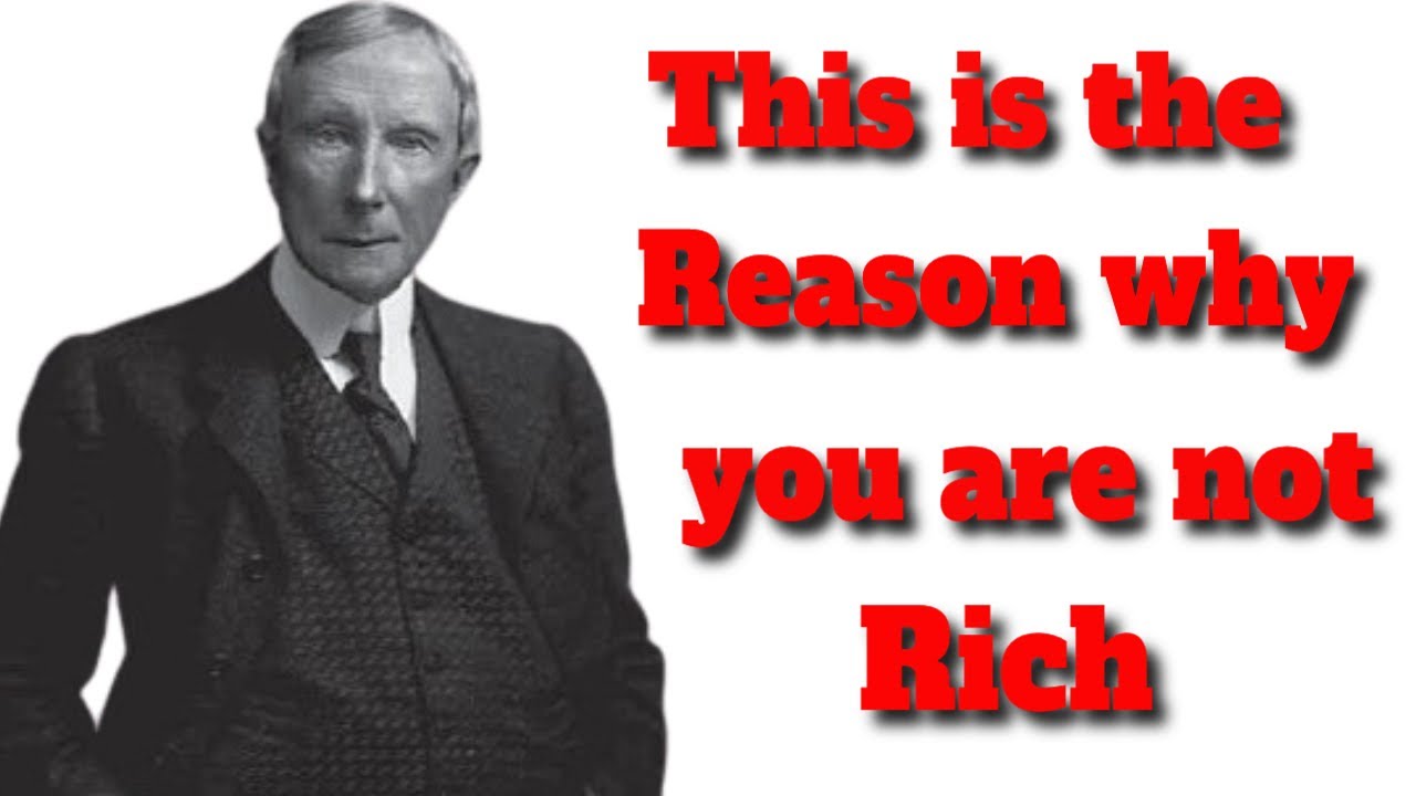 John D.Rockerfeller's advice and how to be good with money.[For young people who want to be rich]