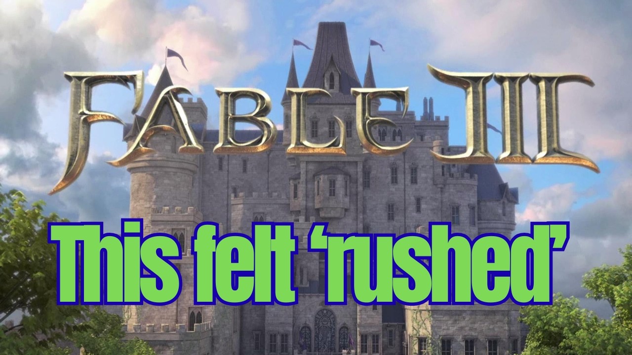 Fable 3 was the weakest of the trilogy...