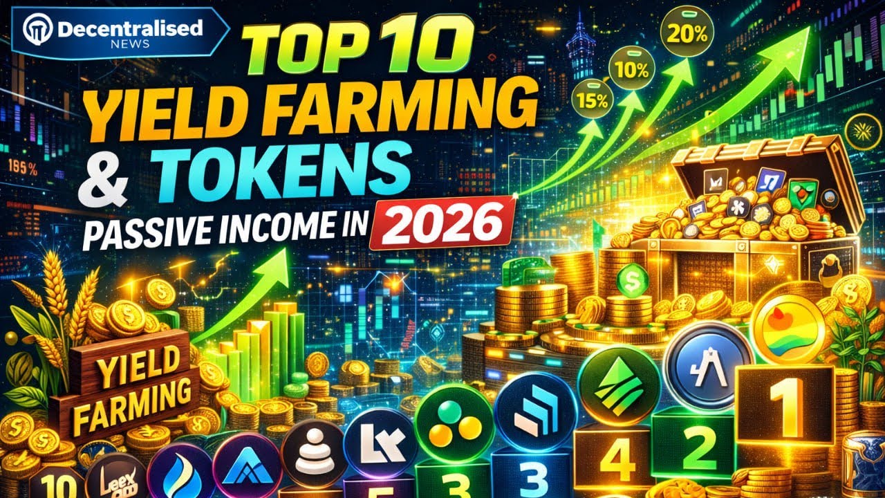 Top 10 Yield Farming Tokens for Passive Income in 2026