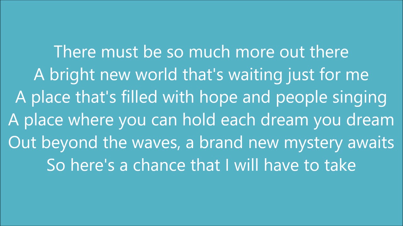 Sophia Pizzulo - This Heart of Mine (The Little Mermaid 2018) - Lyrics