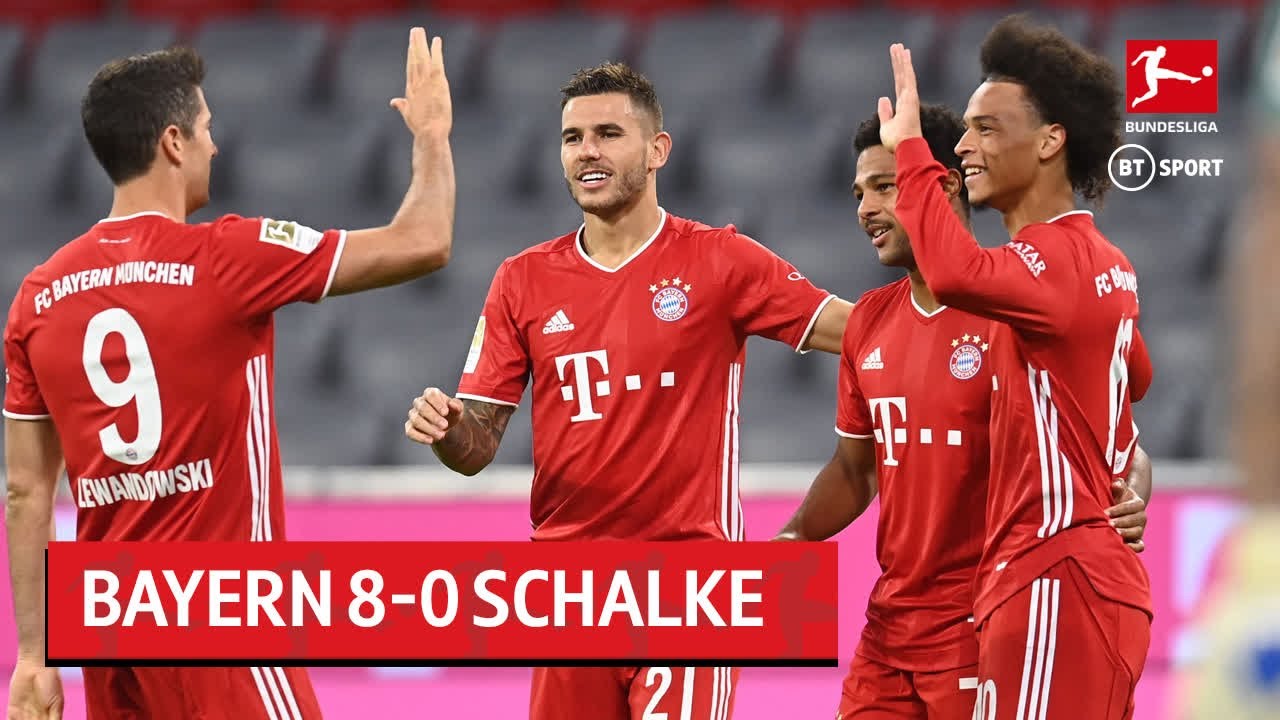 Bayern Munich vs Schalke (8-0) | Bundesliga highlights