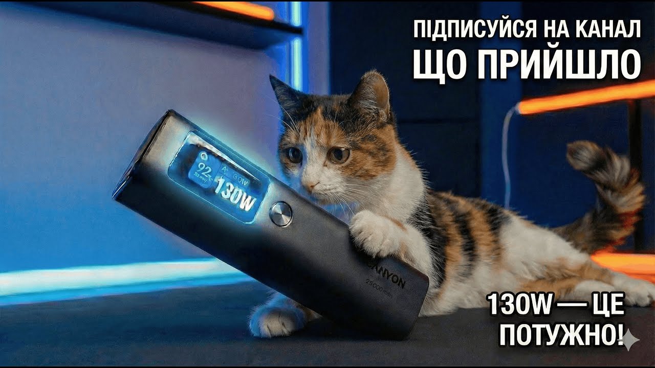 🚀 Навіть КІТ в шоці від швидкості Canyon OnPower 230 на 130W!
