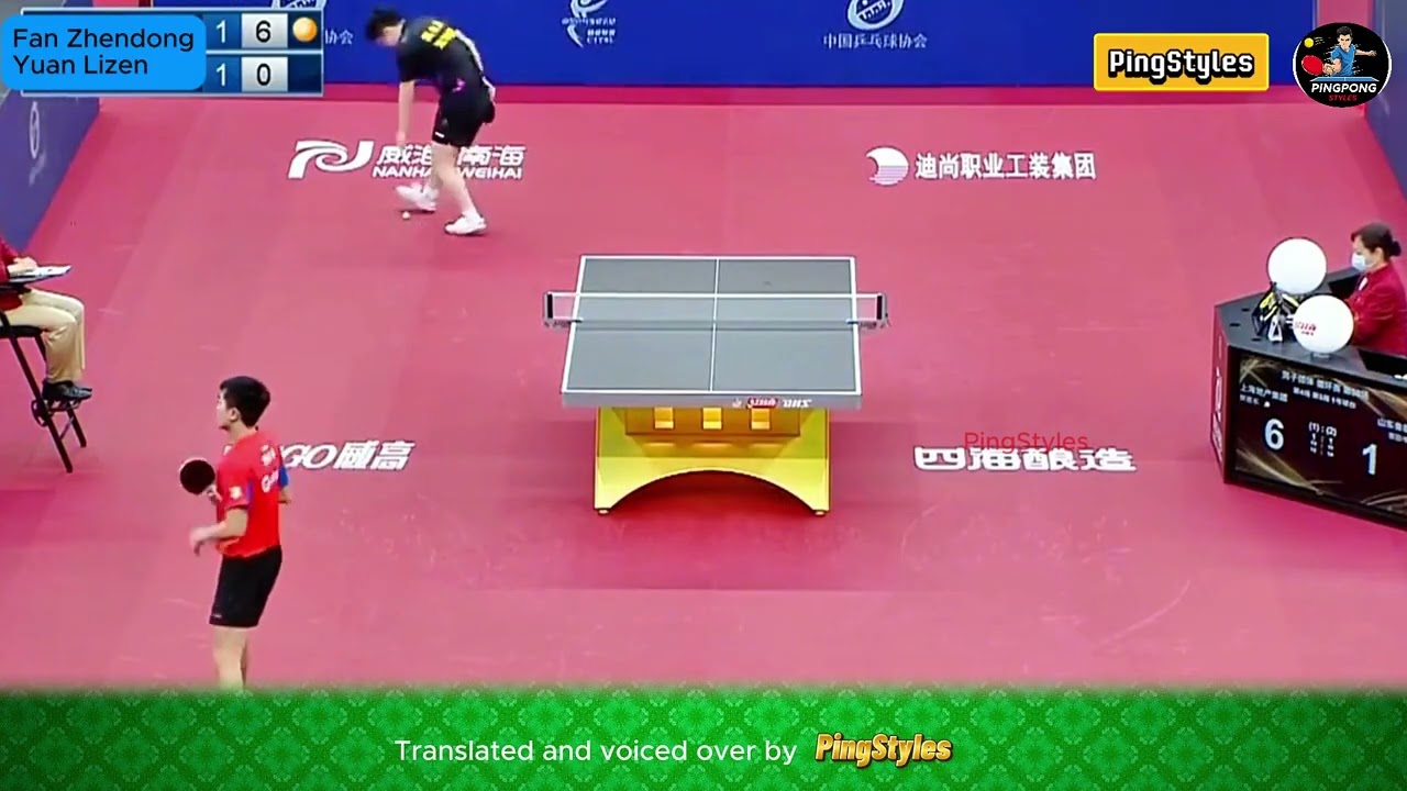 Thua set 1, Fan Zhendong Uất Ức đ&egrave; 11-1, v&agrave; m&agrave;n rượt đuổi Ở Set Quyết Định! #bongban #tabletennis