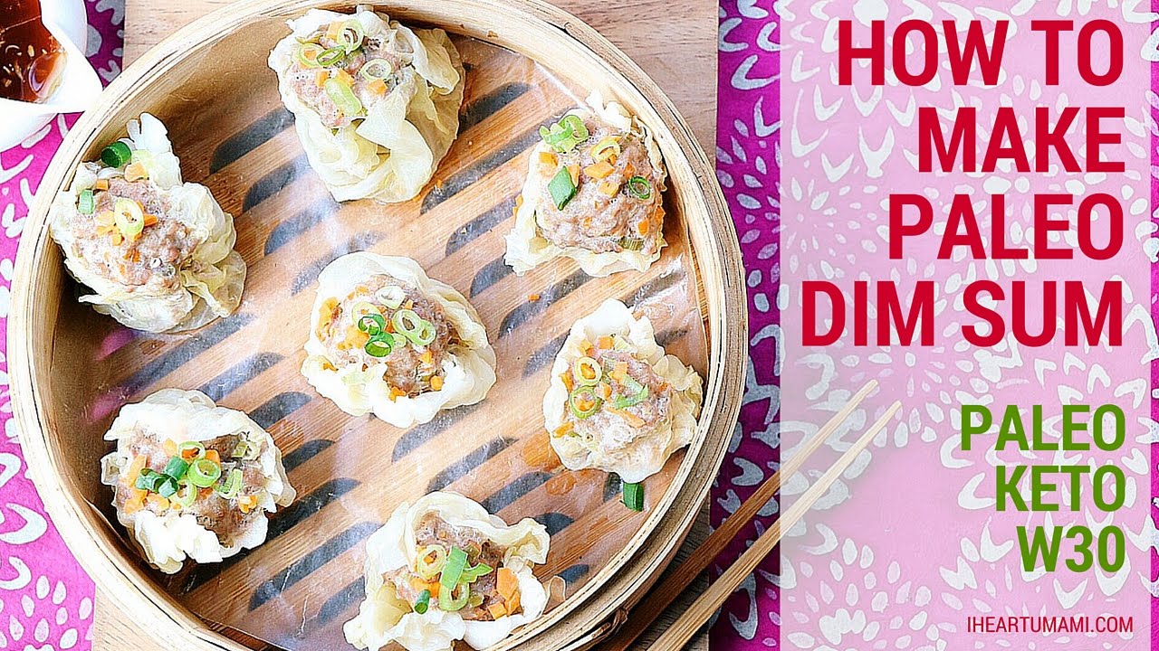 How to make Paleo Dim Sum - Shumai | Paleo Keto Whole30 recipes