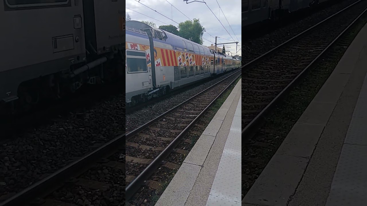 SNCF 2nng and regio 2n at beaulieu sur mer