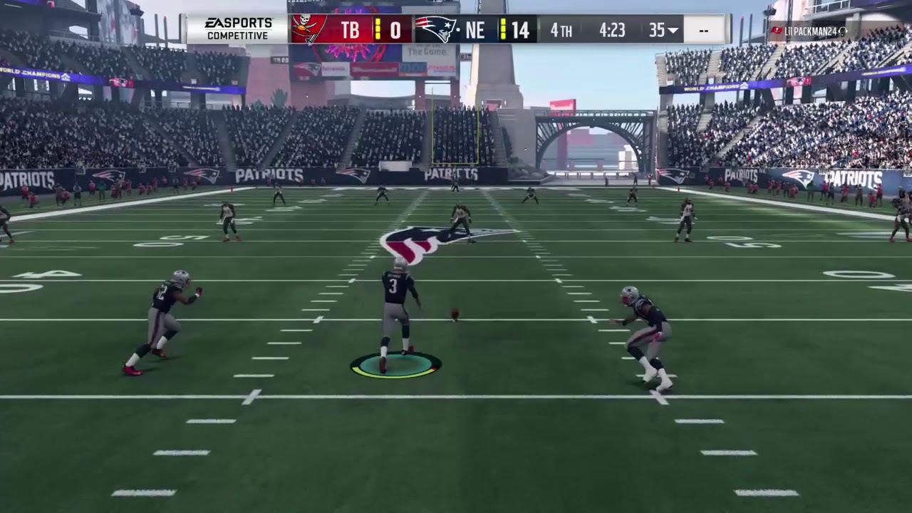 Madden 18 Glitch! Forced fumble turns into a safety!